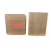 Wooden Themed Desk Organisor with Pen stand and digital Clock